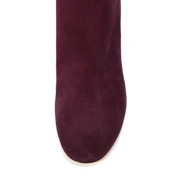 Rag and Bone Agnes Booties Burgundy Suede. - Picture 4 of 9